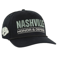 NHL Nashville Predators '47 OHT Military Appreciation Homeland Honor and Defend Hitch Adjustable Hat - Black