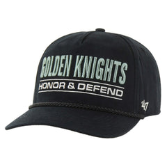 NHL Vegas Golden Knights '47 OHT Military Appreciation Homeland Honor and Defend Hitch Adjustable Hat - Black