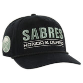 NHL Buffalo Sabres '47 OHT Military Appreciation Homeland Honor and Defend Hitch Adjustable Hat - Black