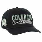 NHL Colorado Avalanche '47 OHT Military Appreciation Homeland Honor and Defend Hitch Adjustable Hat - Black