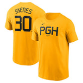 Paul Skenes Pittsburgh Pirates Nike Fuse Name & Number T-Shirt - Gold T-shirts