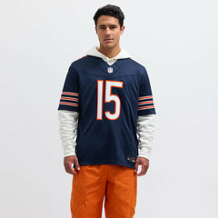 NFL Rome Odunze Chicago Bears Vapor F.U.S.E. Limited Jersey - Navy