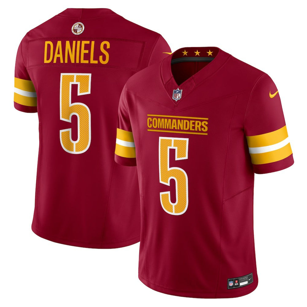 NFL Jayden Daniels Washington Commanders Vapor F.U.S.E. Limited Jersey - Burgundy