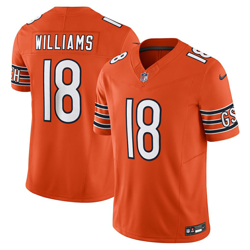 NFL Caleb Williams Chicago Bears Vapor F.U.S.E. Limited Jersey - Orange