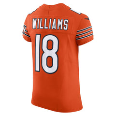 NFL Caleb Williams Chicago Bears Alternate Vapor F.U.S.E. Elite Jersey - Orange