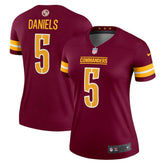 Jayden Daniels Washington Commanders Women's Legend Player Performance Top Burgundy