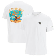 Jacksonville Jaguars Sport Torchdown Graphic T-Shirt White
