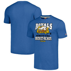 Kansas City Royals MLB x Guy Fieri’s Flavortown Unisex Tri-Blend T-Shirt - Royal T-shirts