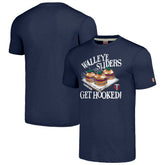 Minnesota Twins MLB x Guy Fieri’s Flavortown Unisex Tri-Blend T-Shirt - Navy T-shirts