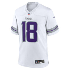NFL Justin Jefferson Minnesota Vikings Youth Game Jersey - White