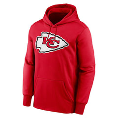 Patrick Mahomes Kansas City Chiefs Player Name & Number Therma Hoodie Red