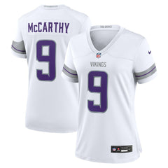 NFL J.J. McCarthy Minnesota Vikings Women's Alternate Game Player Jersey - White