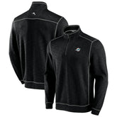 Miami Dolphins Big & Tall Tobago Bay Half-Zip Sweatshirt Black