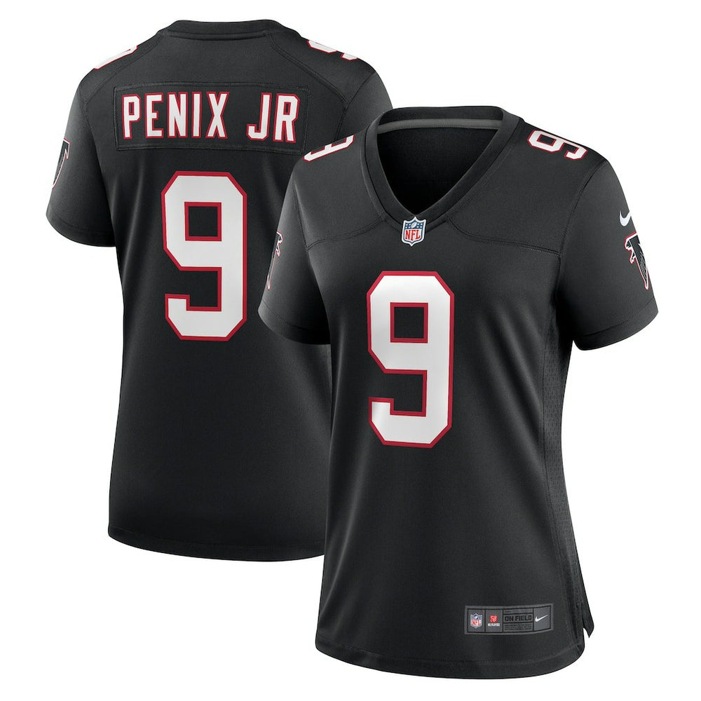 NFL Michael Penix Jr. Atlanta Falcons Women's Alternate Game Jersey - Black