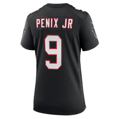 NFL Michael Penix Jr. Atlanta Falcons Women's Alternate Game Jersey - Black