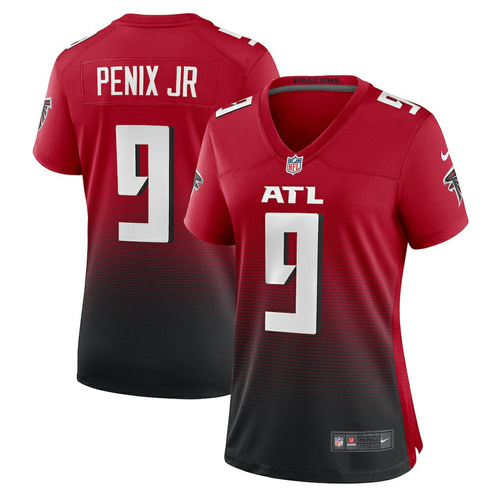 NFL Michael Penix Jr. Atlanta Falcons Women's Alternate Game Jersey - Red