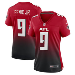 NFL Michael Penix Jr. Atlanta Falcons Women's Alternate Game Jersey - Red