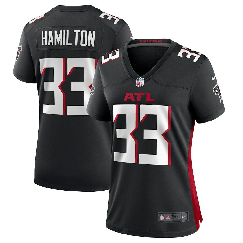 NFL Antonio Hamilton Atlanta Falcons Women's Game Jersey - Black