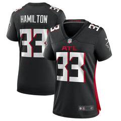 NFL Antonio Hamilton Atlanta Falcons Women's Game Jersey - Black