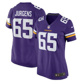 NFL Michael Jurgens Minnesota Vikings Women's Game Jersey - Purple