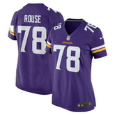 NFL Walter Rouse Minnesota Vikings Women's Game Jersey - Purple