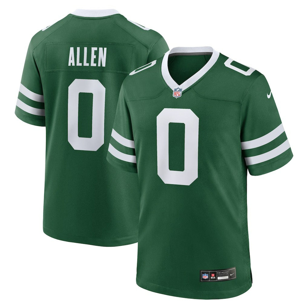 NFL Braelon Allen New York Jets Game Jersey - Legacy Green