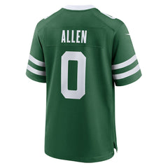 NFL Braelon Allen New York Jets Game Jersey - Legacy Green