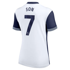 Son Heung-Min Tottenham Hotspur Women's 2024/25 Home Replica Player Jersey White