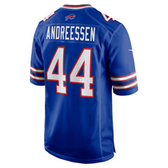 NFL Joe Andreessen Buffalo Bills Game Jersey - Royal