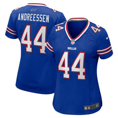 NFL Joe Andreessen Buffalo Bills Women's Game Jersey - Royal