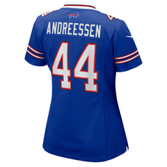 NFL Joe Andreessen Buffalo Bills Women's Game Jersey - Royal
