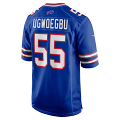 NFL David Ugwoegbu Buffalo Bills Game Jersey - Royal