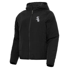 Chicago White Sox Antigua Women's Universe Full-Zip Hoodie Jacket - Black Jackets