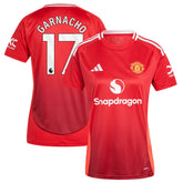 Alejandro Garnacho Manchester United Women's 2024/25 Home Replica Player Jersey Red
