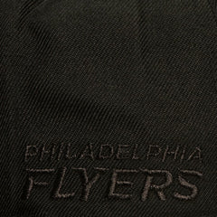 NHL Philadelphia Flyers Mitchell & Ness Soul Strike Pearl Tonal Snapback Hat - Black