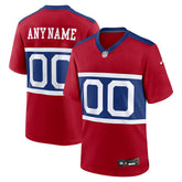 NFL New York Giants Alternate Game Custom Jersey - Century Red