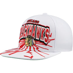 NHL Chicago Blackhawks Mitchell & Ness Youth After Shock Snapback Hat - White