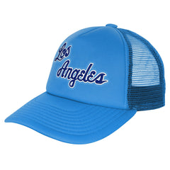 Los Angeles Lakers Youth Core Evergreen Trucker Adjustable Hat Light Blue