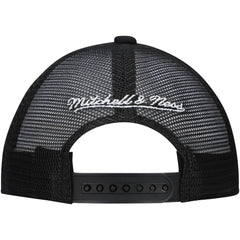 NHL Chicago Blackhawks Mitchell & Ness Youth Core Trucker Adjustable Hat - Black