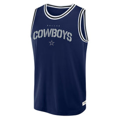NFL Dallas Cowboys Elements Future Ground Jersey Tank Top - Navy discount