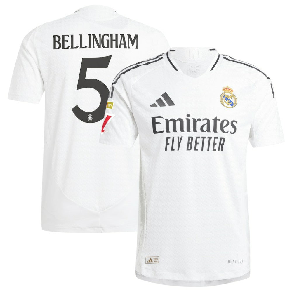 Jude Bellingham Real Madrid 2024/25 Home Player Jersey White