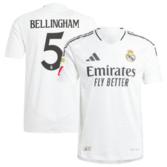 Jude Bellingham Real Madrid 2024/25 Home Player Jersey White