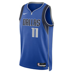 NBA Kyrie Irving Dallas Mavericks Unisex Badge Swingman Replica Jersey sale - Icon Editi- Blue