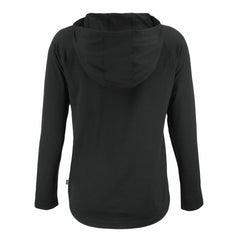 Detroit Lions Cutter & Buck Women's Coastline Epic Comfort Eco Recycled Long Sleeve Hoodie T-Shirt Black