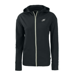 Philadelphia Eagles Cutter & Buck Women's Daybreak Eco Recycled Full-Zip Hoodie Black