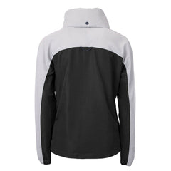 Seattle Seahawks Cutter & Buck Women's Charter Eco Recycled Half-Zip Hoodie Anorak Jacket Black/Gray