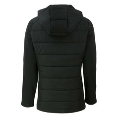 Pittsburgh Steelers Cutter & Buck Women's Evoke Hybrid Eco Softshell Recycled Full-Zip Hoodie Jacket Black