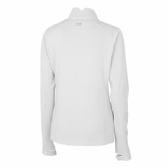 Tennessee Titans Cutter & Buck Women's Traverse Stretch DryTec Quarter-Zip Top White