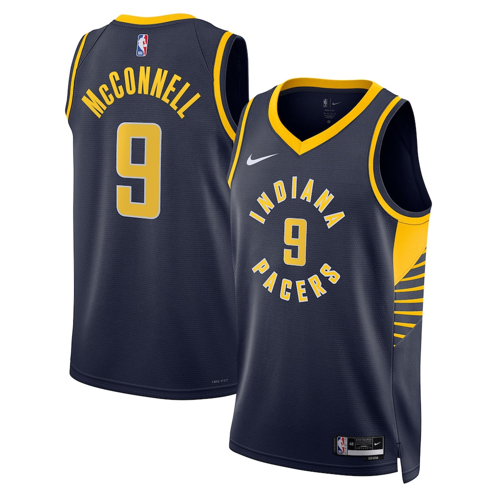 NBA T.J. McConnell Indiana Pacers Unisex Swingman Replica Jersey - Icon Edition - Navy