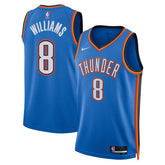 NBA Jalen Williams Oklahoma City Thunder Unisex Swingman Replica Jersey - Icon Edition - Blue